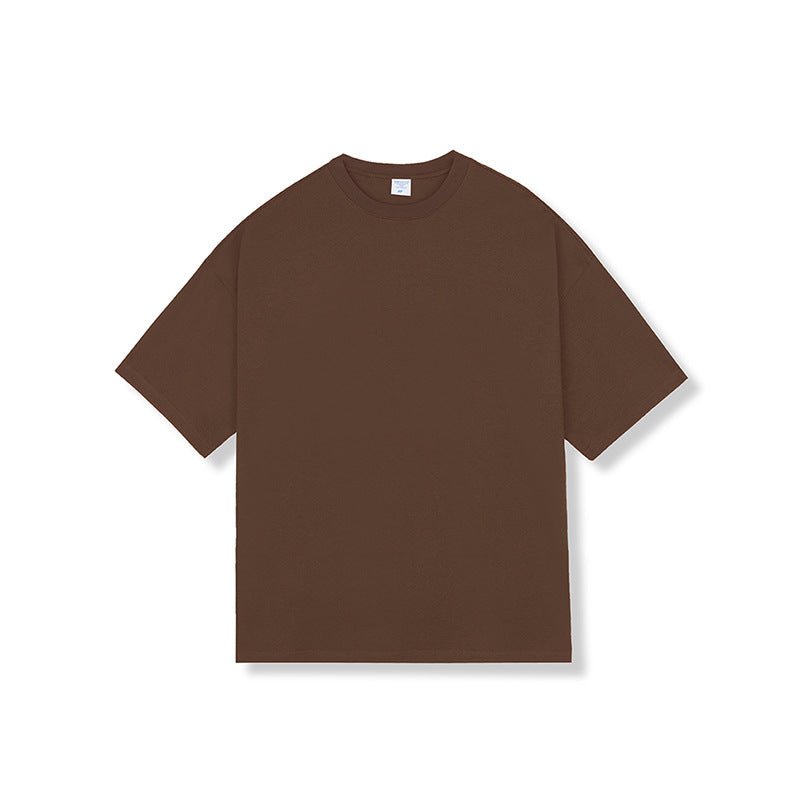 280G Cotton Loose Fit Crew Neck T-Shirt for Men - Luna BR wear co.