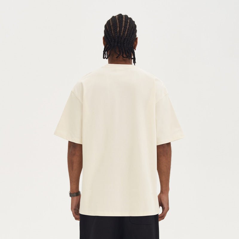 280G Cotton Loose Fit Crew Neck T-Shirt for Men - Luna BR wear co.