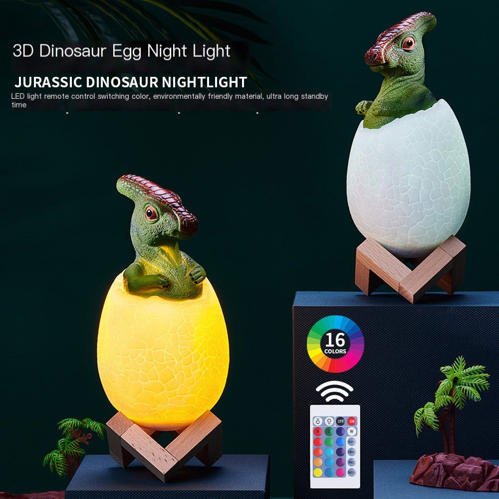 3D Dinosaur Night Light with Touch Control & USB - Luna BR wear co.