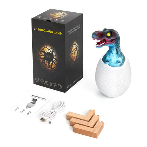 3D Dinosaur Night Light with Touch Control & USB - Luna BR wear co.