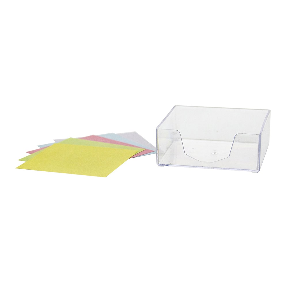 75mm X 75mm 300 Ct. Color Paper Cube w/ Tray - XIOR LUXE