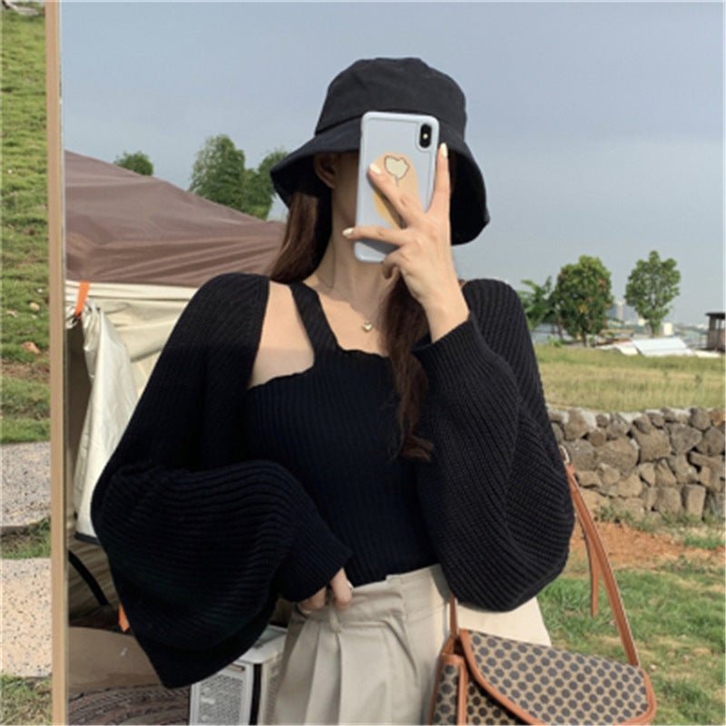 Autumn 2020 Korean Style Loose Knit Cardigan for Women - Luna BR wear co.