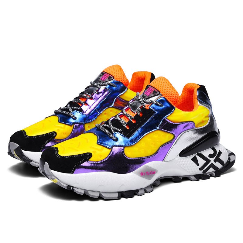 Autumn New Trendy Colorful Dad Sneakers for Men - Luna BR wear co.