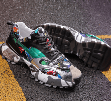 Autumn New Trendy Colorful Dad Sneakers for Men - Luna BR wear co.