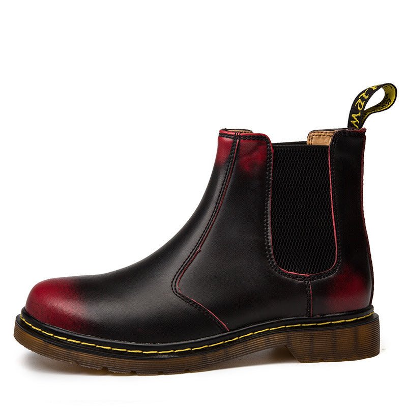 Autumn Style Thick-Heeled Cowhide Martin Boots for Women - Luna BR wear co.