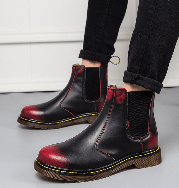Autumn Style Thick-Heeled Cowhide Martin Boots for Women - Luna BR wear co.