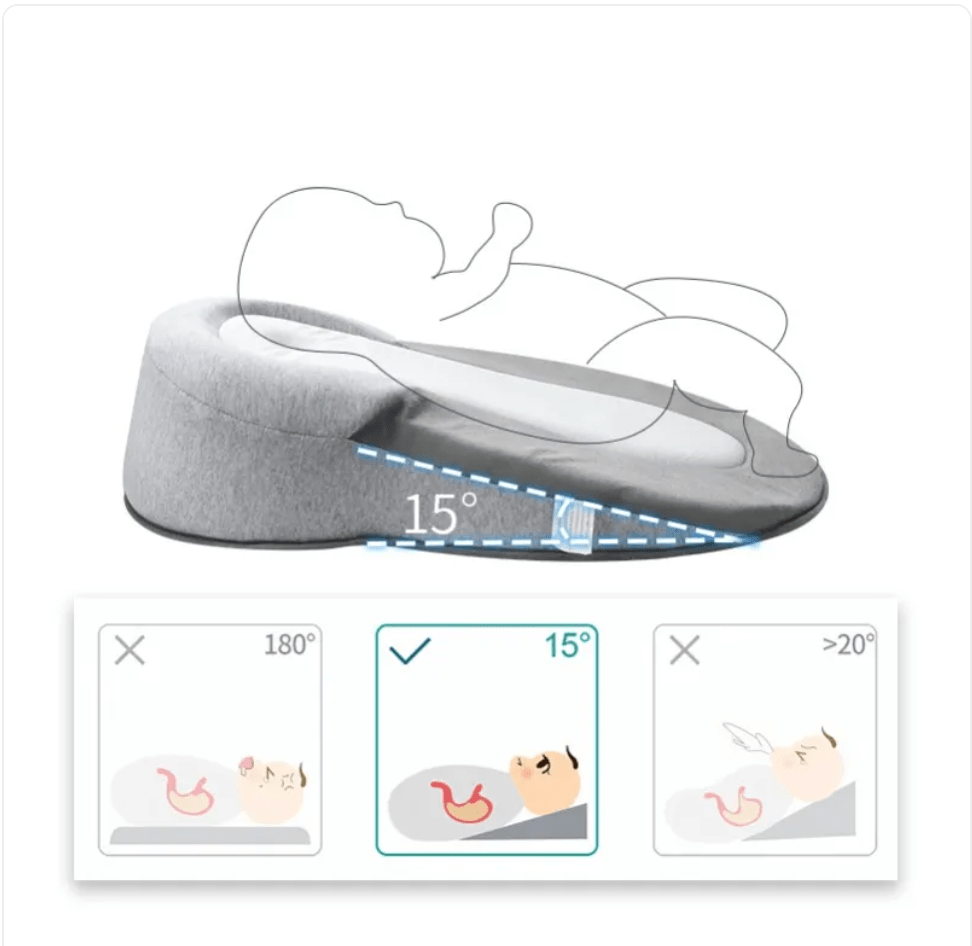 Baby Anti-Spit Up Pillow - Luna BR wear co.