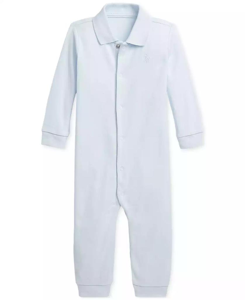 Baby Boys Cotton Classic Polo Coverall - Luna BR wear co.