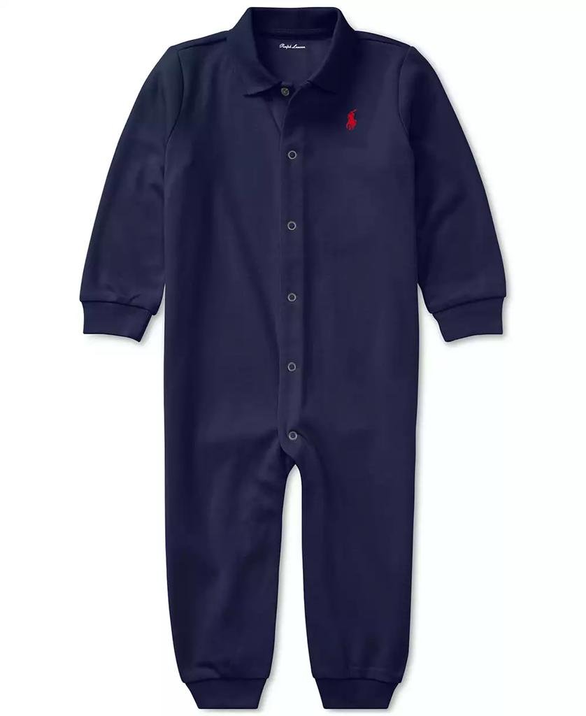 Baby Boys Cotton Classic Polo Coverall - Luna BR wear co.