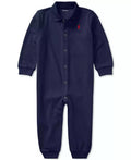 Baby Boys Cotton Classic Polo Coverall - Luna BR wear co.
