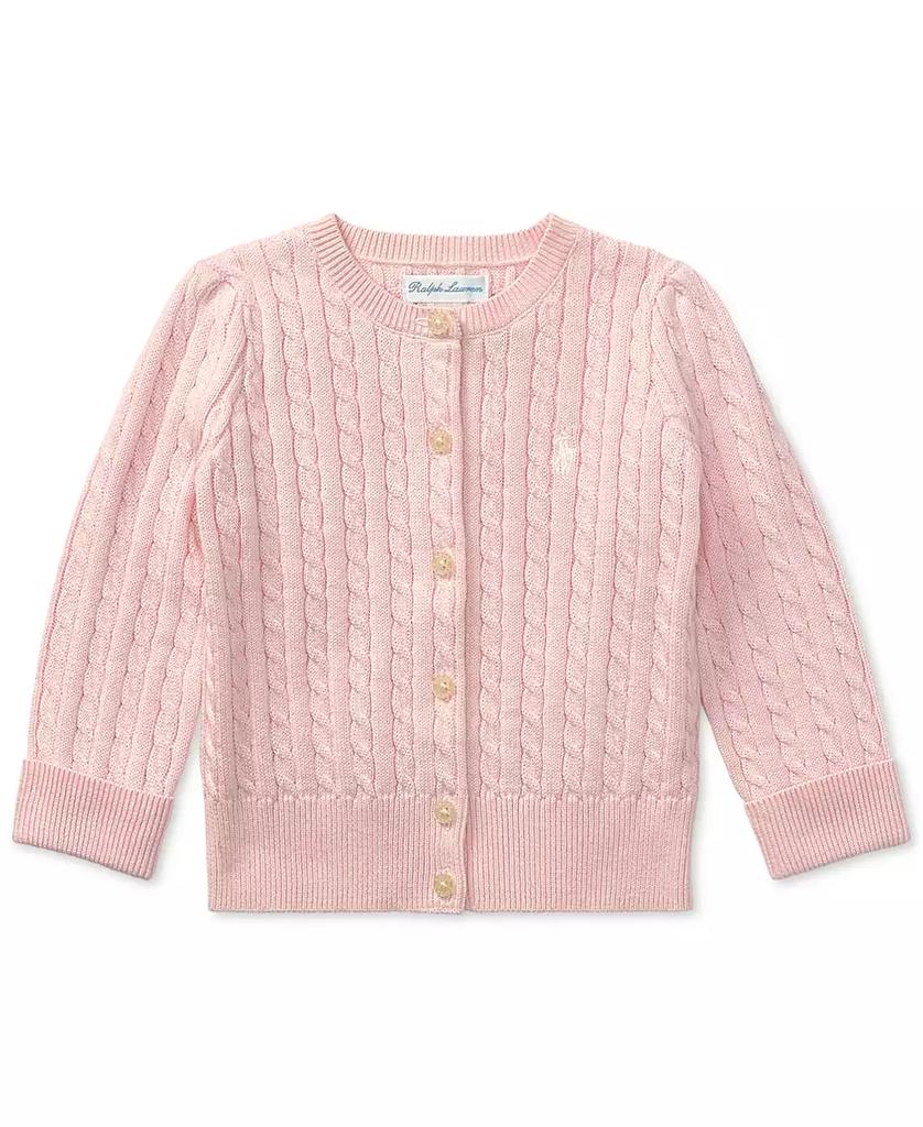 Baby Girls Cable-Knit Cotton Cardigan - Luna BR wear co.