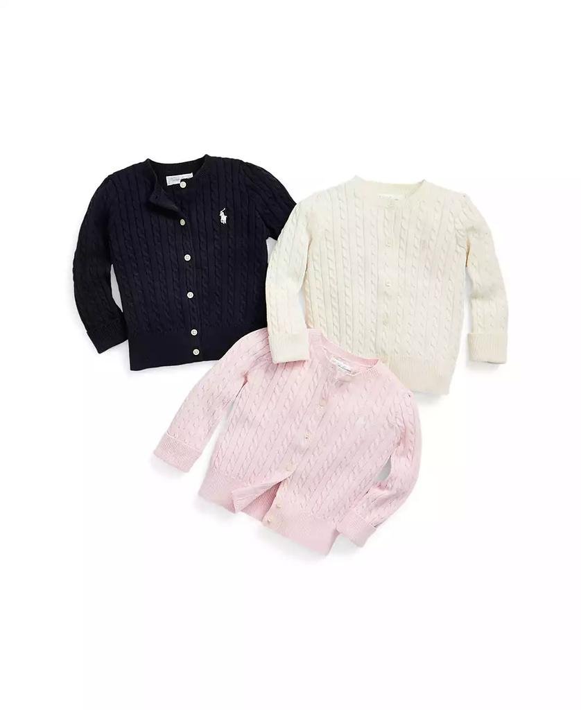 Baby Girls Cable-Knit Cotton Cardigan - Luna BR wear co.
