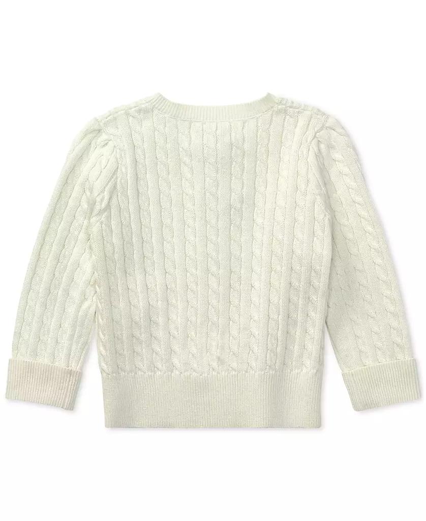 Baby Girls Cable-Knit Cotton Cardigan - Luna BR wear co.