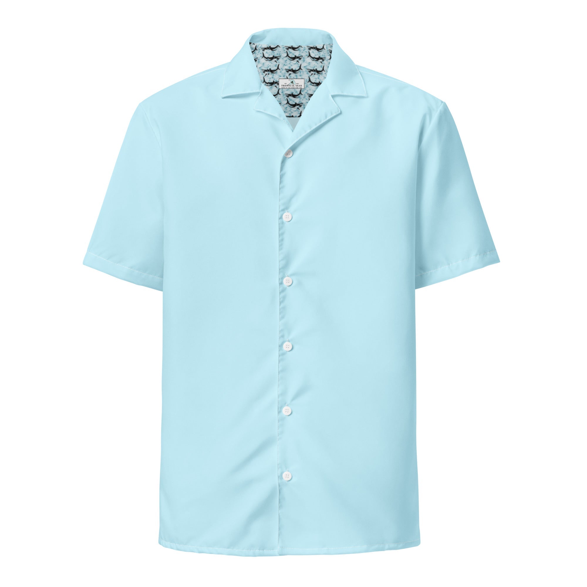 Bahama Water Blue button shirt - Luna BR wear co.