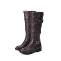 Belt Buckle Knee High Boots for Women (Sizes 40-48) - Luna BR wear co.