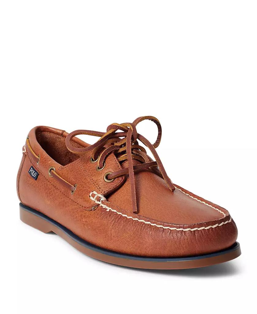 Bienne Tumbled Leather Boat Shoes - XIOR LUXE