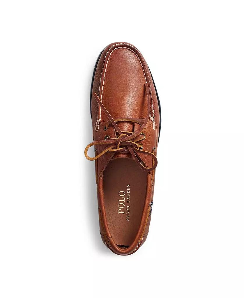 Bienne Tumbled Leather Boat Shoes - XIOR LUXE
