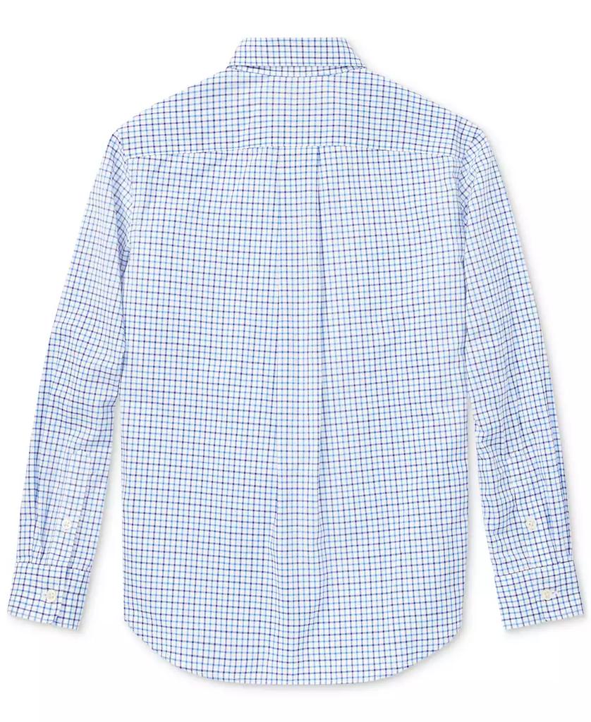 Big Boys Plaid Cotton Poplin Shirt - Luna BR wear co.