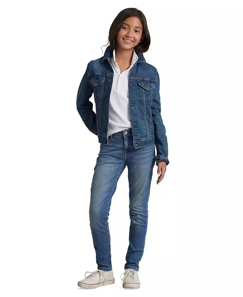 Big Girls Lightweight Denim Trucker Jacket - Luna BR wear co.