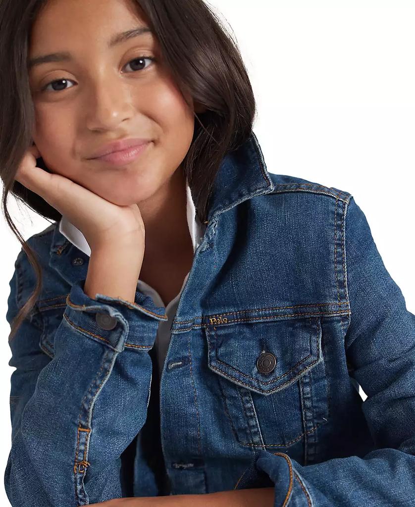 Big Girls Lightweight Denim Trucker Jacket - Luna BR wear co.