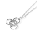 Biohazard Logo Necklace with Titanium Steel Pendant - Luna BR wear co.