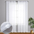 Boho Floral Sheer Curtains for Living Room Bedroom - Luna BR wear co.