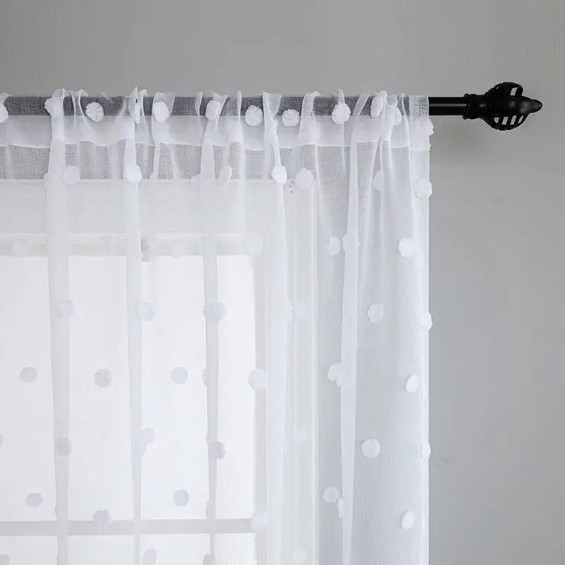 Boho Floral Sheer Curtains for Living Room Bedroom - Luna BR wear co.