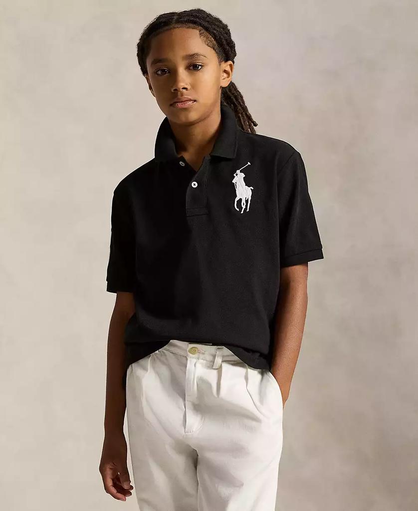 Boys' 8-20 Big Pony Cotton Mesh Short-Sleeve Polo Shirt - Luna BR wear co.