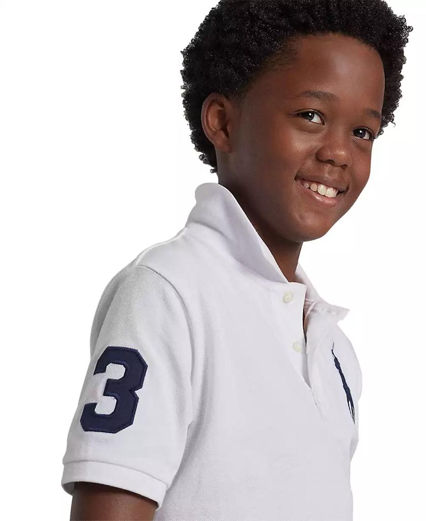 Boys' 8-20 Big Pony Cotton Mesh Short-Sleeve Polo Shirt - Luna BR wear co.