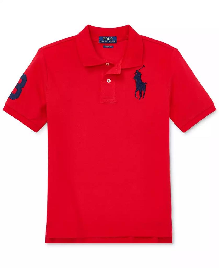 Boys' 8-20 Big Pony Cotton Mesh Short-Sleeve Polo Shirt - Luna BR wear co.