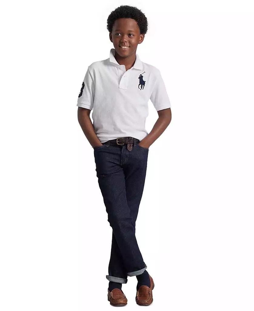 Boys' 8-20 Big Pony Cotton Mesh Short-Sleeve Polo Shirt - Luna BR wear co.