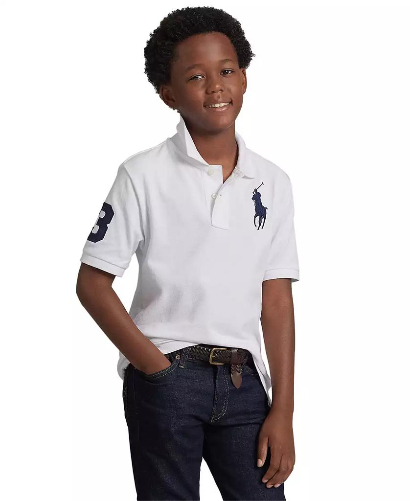Boys' 8-20 Big Pony Cotton Mesh Short-Sleeve Polo Shirt - Luna BR wear co.