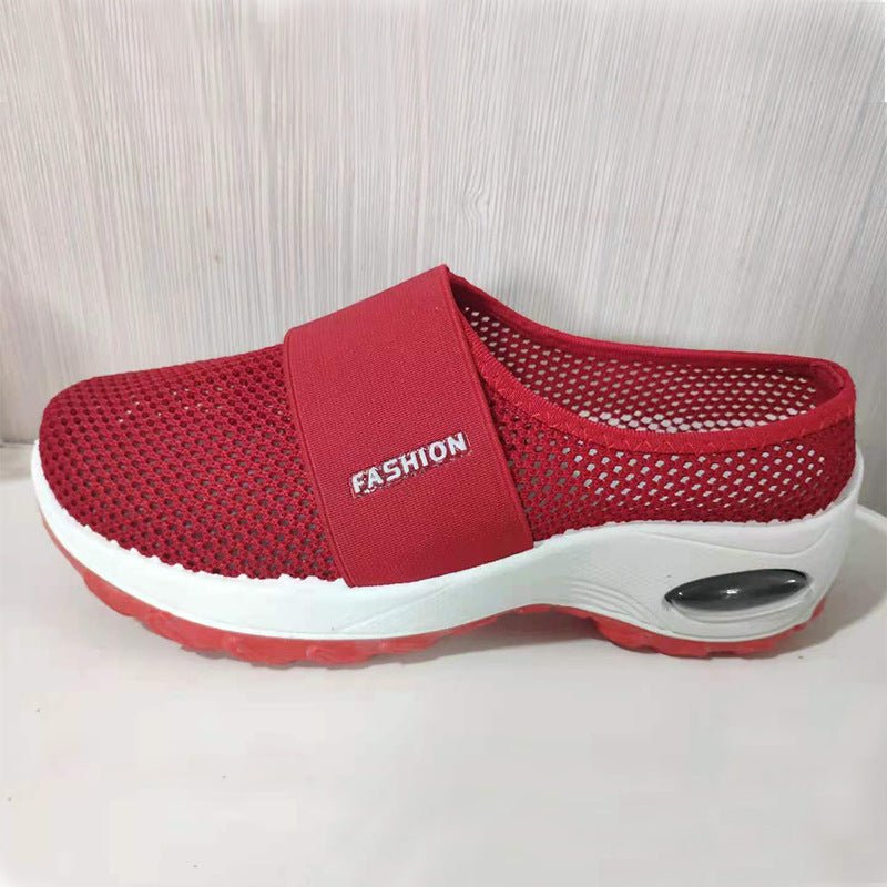 Breathable Mesh Half Support Women's Casual Shoes - Luna BR wear co.