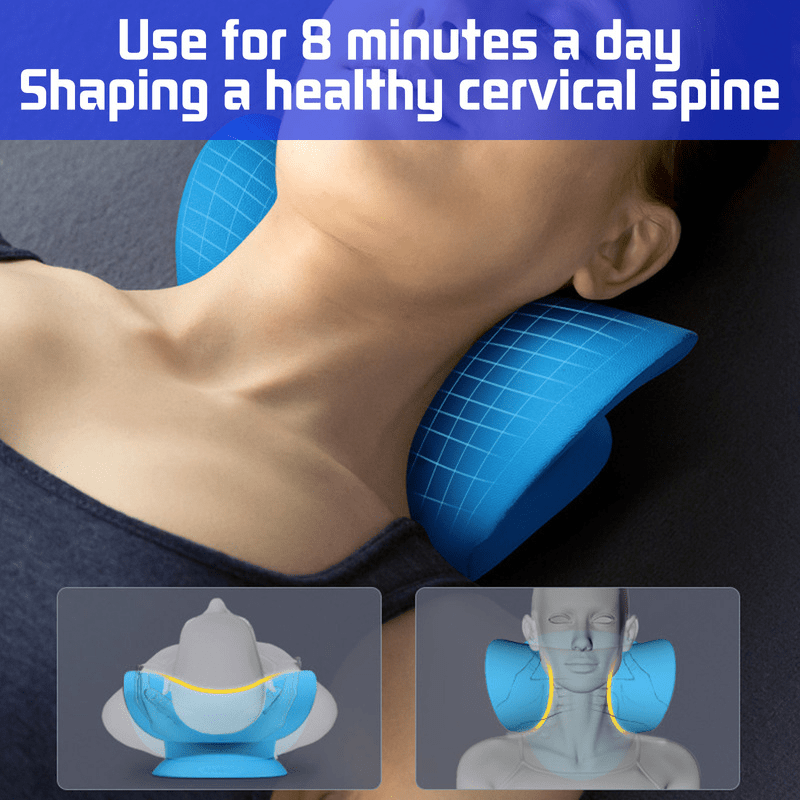 Cervical Spine Stretch Neck Stretcher & Massage Pillow - Luna BR wear co.