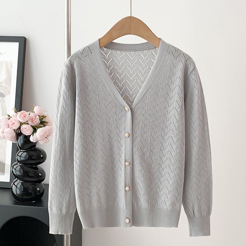 Children's Thin Knitted Cardigan UV Jacket for Ages 5+ - Luna BR wear co.