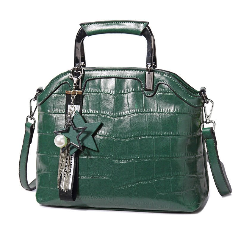 Crocodile Leather Backpack with Dual Straps - Luna BR wear co.