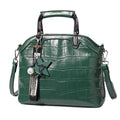 Crocodile Leather Backpack with Dual Straps - Luna BR wear co.