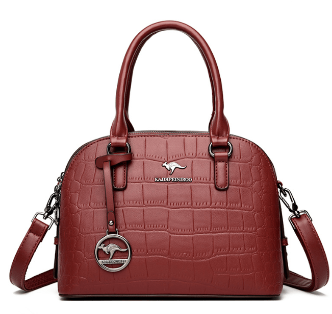 Crocodile Leather Backpack with Dual Straps - Luna BR wear co.