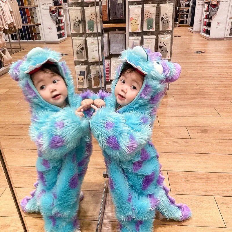 Cute Animal Baby Jumpsuit With Hooded Zipper - Luna BR wear co.