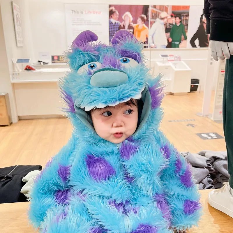 Cute Animal Baby Jumpsuit With Hooded Zipper - Luna BR wear co.