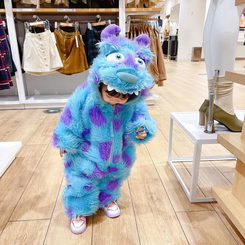 Cute Animal Baby Jumpsuit With Hooded Zipper - Luna BR wear co.