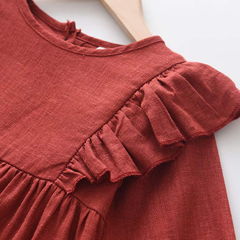 European Style Ruffled Sleeve Baby Romper - Luna BR wear co.