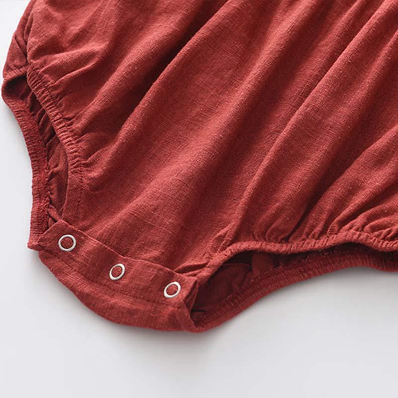 European Style Ruffled Sleeve Baby Romper - Luna BR wear co.