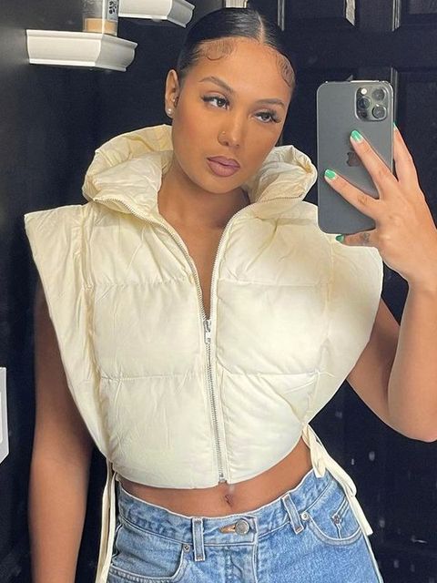 Fashionable Women's Autumn Hooded Jacket with Side Slits - Luna BR wear co.
