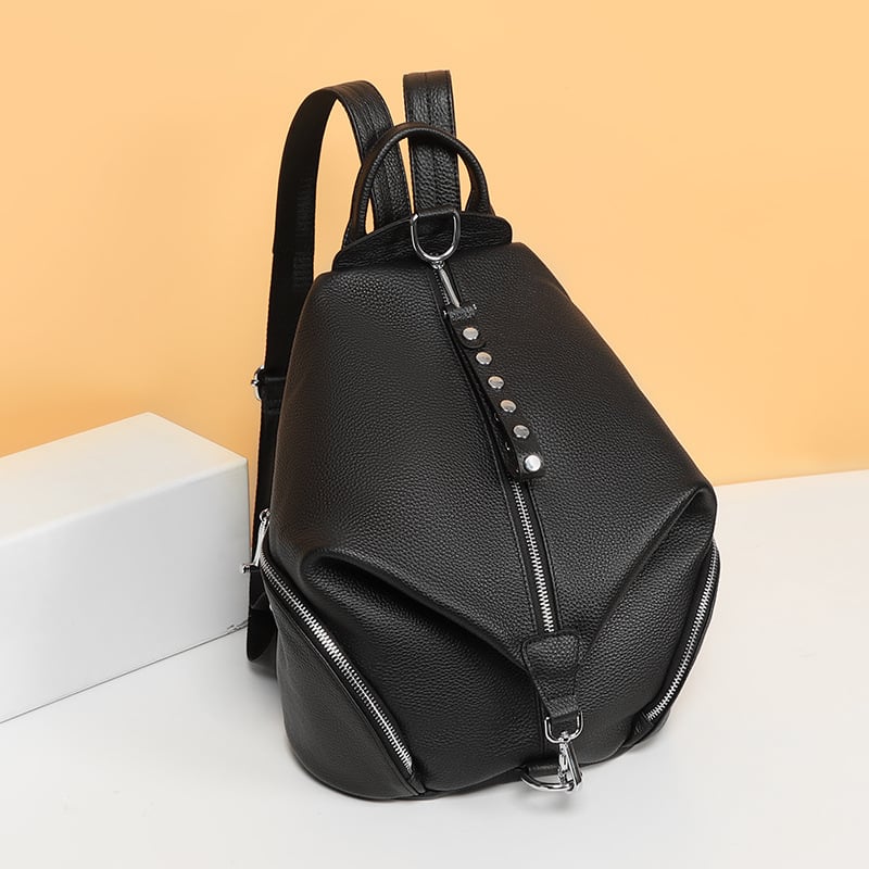 Geneva Women's Anti-Theft Leather Bag - Luna BR wear co.