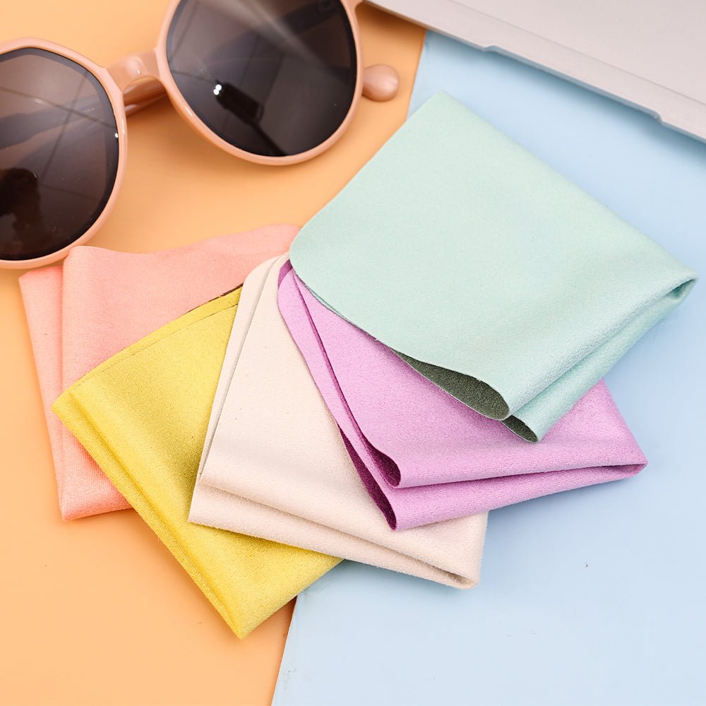 High-Quality Suede Microfiber Cleaning Cloth for Glasses - Luna BR wear co.