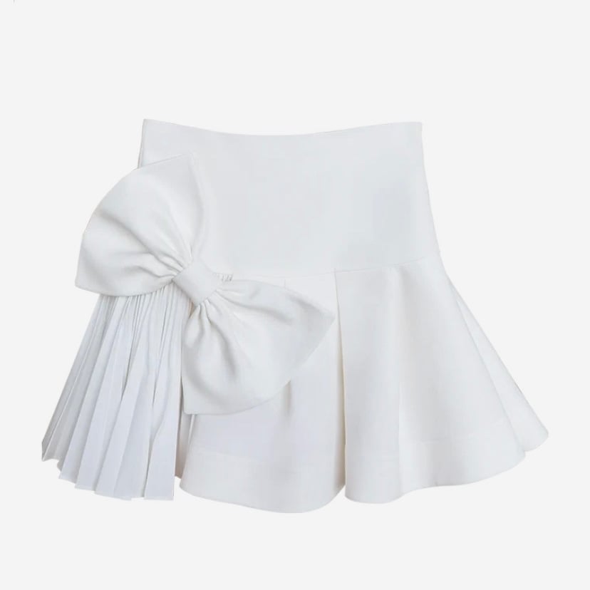 High Waist Slimming Anti-Glare Short Skirt - XIOR LUXE