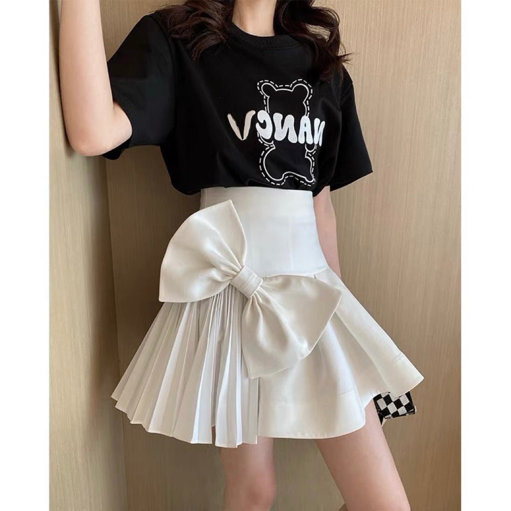 High Waist Slimming Anti-Glare Short Skirt - XIOR LUXE