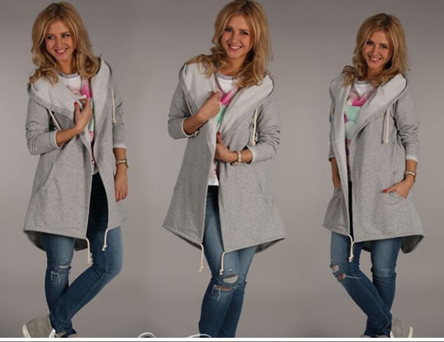 Hooded Long Sleeve Women's Sweatshirt - Luna BR wear co.
