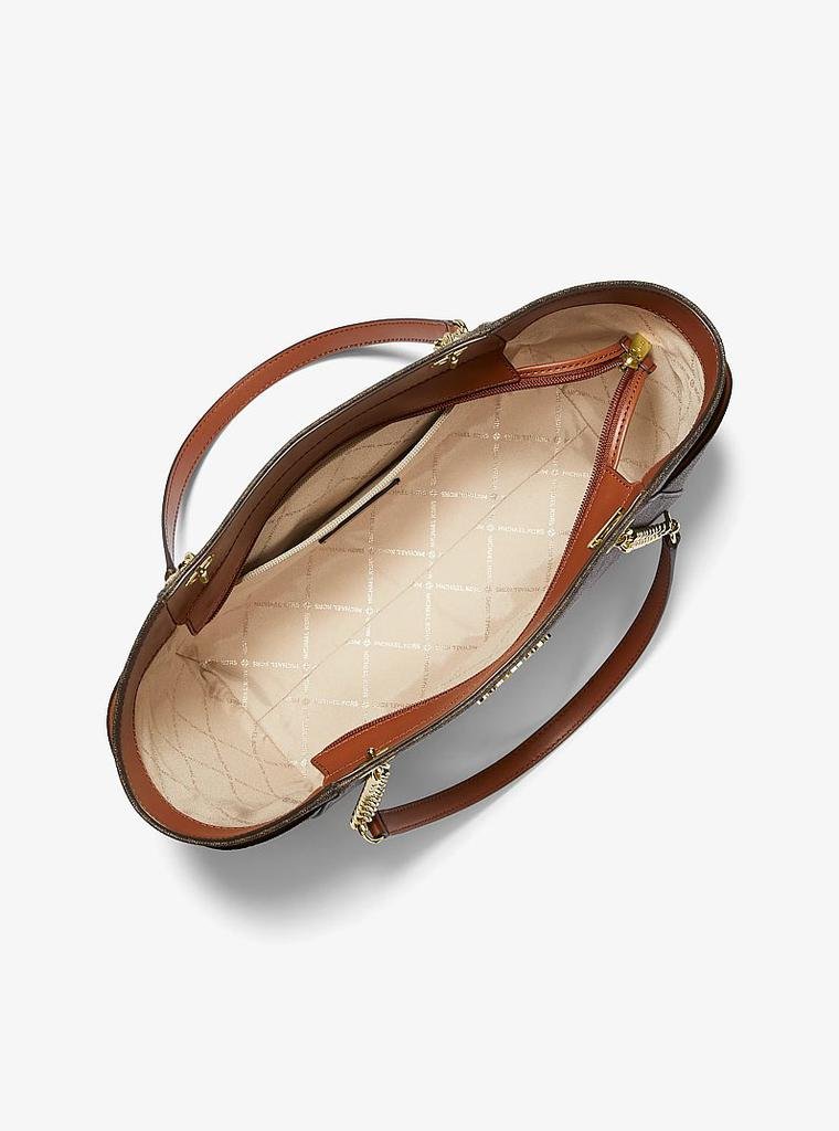 Jet Set Large Signature Logo Shoulder Bag - XIOR LUXE